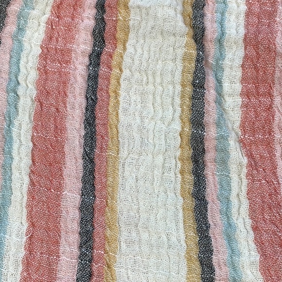 New Drew Phoenix Top in Gauzy Multi Stripe Sleeveless Summer Tank Sz S - Picture 7 of 9